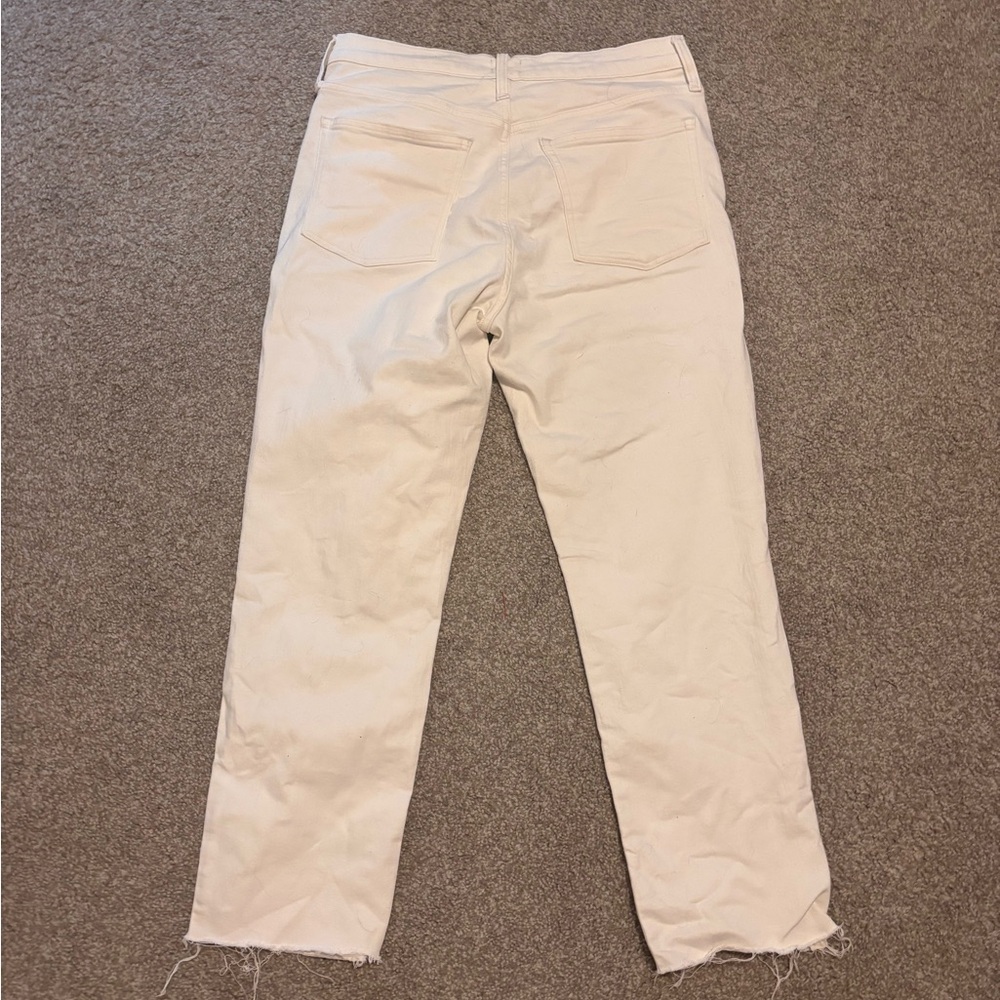 J Crew High Rise Vintage Straight Jeans White - Picture 5 of 5